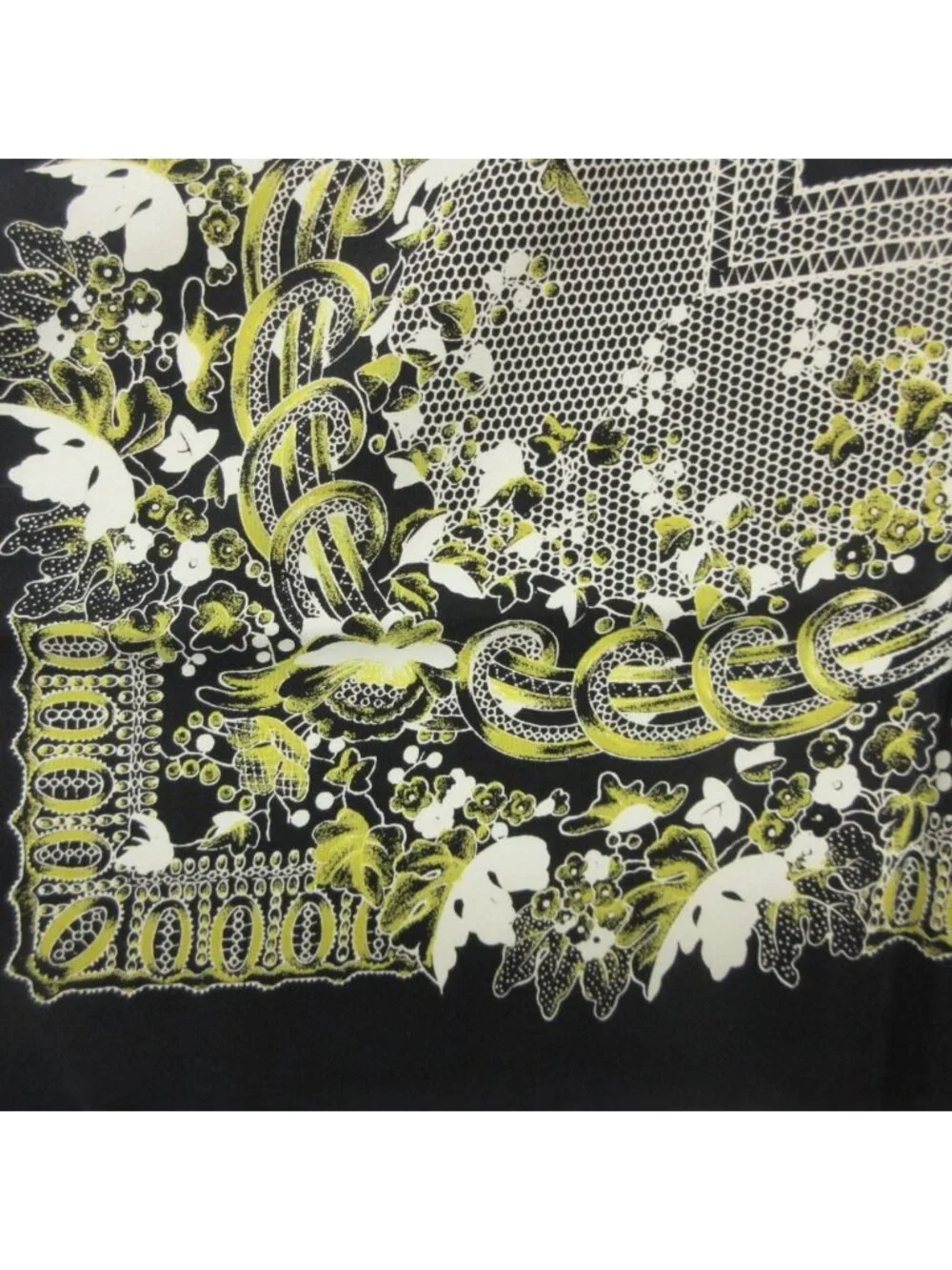 Versace Gianni Scarf Dot Pattern Black